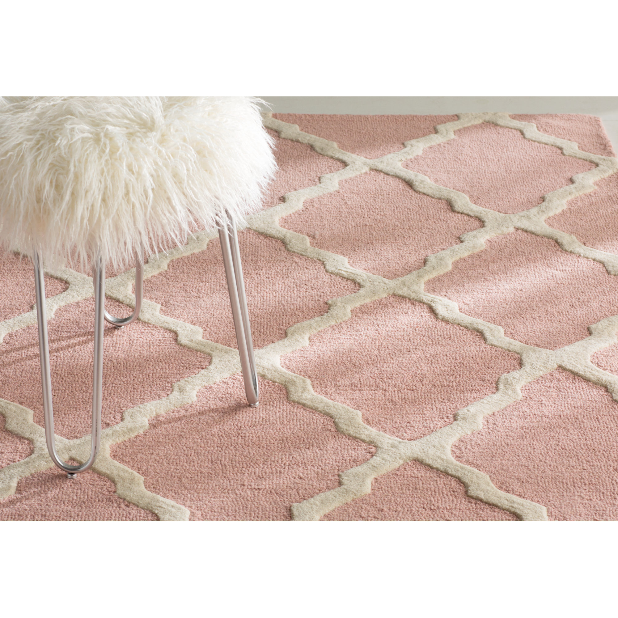 Viv + Rae Kristen Baby Pink Area Rug & Reviews Wayfair